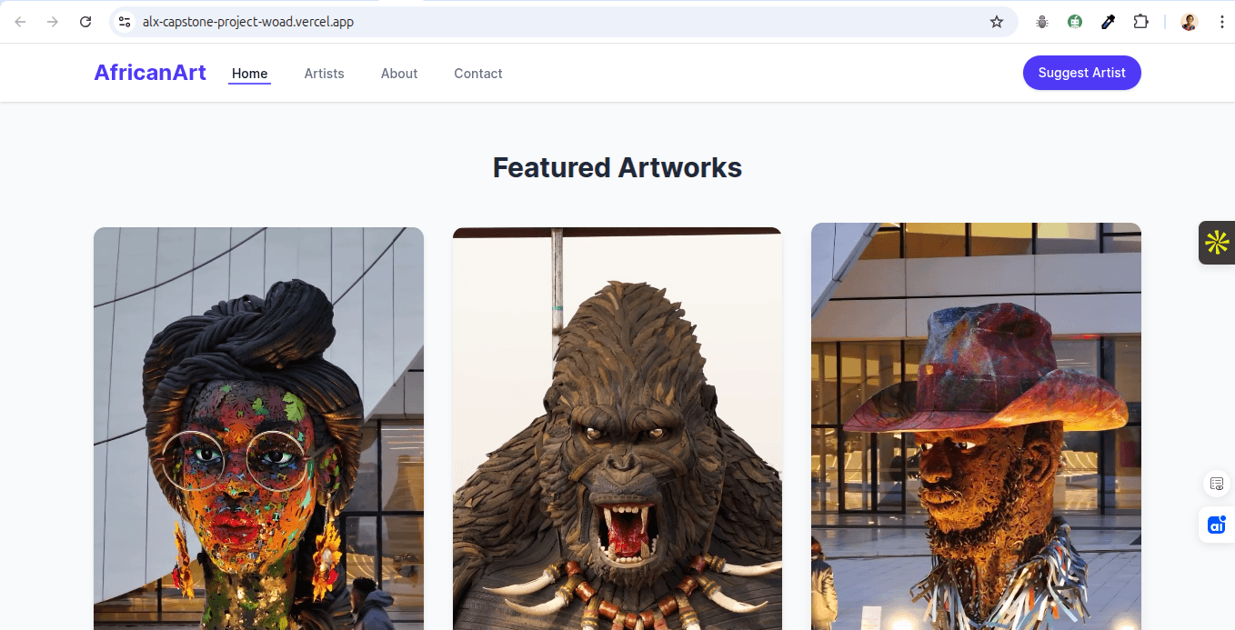 AfricanArt Digital Gallery